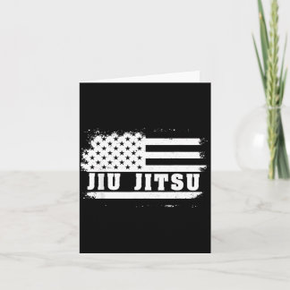 Brasilianisches Jiu Jitsu Amerikanische Flagge Srt Karte