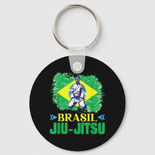 Brasilianisches Jiu-Jitsu brasilianische Flagge Ka Schlüsselanhänger