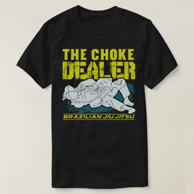 Brasilianisches Jiu Jitsu Jiujitsu BJJ Fighter Gif T-Shirt (Design vorne)