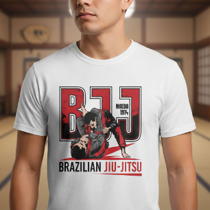 Brasilianisches Jiu-Jitsu Kampfsport T-Shirt