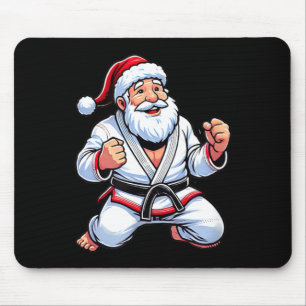 Brasilianisches Jiu Jitsu Santa Claus Weihnachten Mousepad