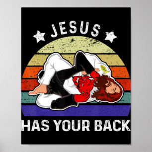 Brasilianisches Jiu Jitsu Shirt Jesus Shirt Jesus Poster