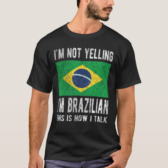 Brasilianisches Kulturerbe Brasilien Roots Brasili T-Shirt (Vorderseite)