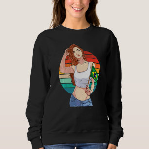 Brasilianisches Mädchen Brasilien Stolz Brasilien- Sweatshirt