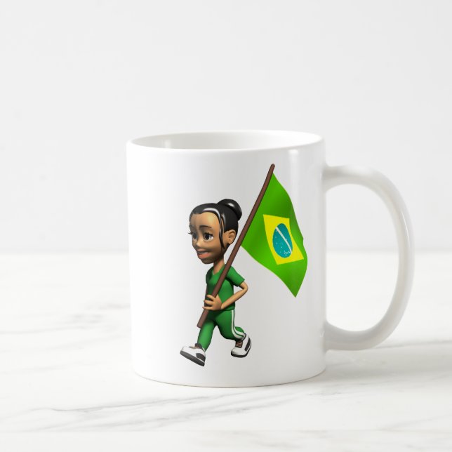 Brasilianisches Mädchen Kaffeetasse (Rechts)