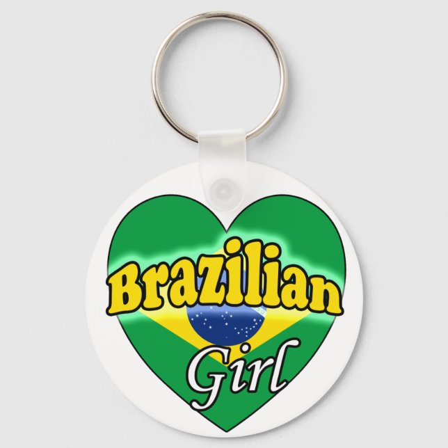 Brasilianisches Mädchen Schlüsselanhänger (Vorderseite)
