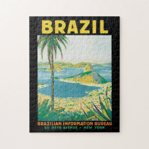 Brasilianisches Vintage-Reiseposter