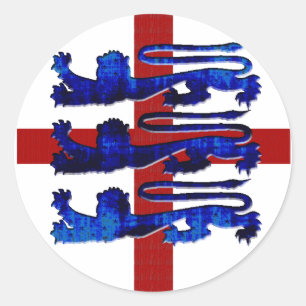 Brasilien 2014 - Englischflagge Englands Futebol Runder Aufkleber