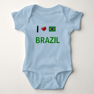 Brasilien Baby Strampler