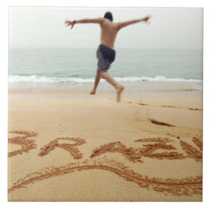 BRASILIEN Barecher mit Anzug Fliese