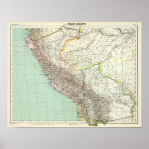 Brasilien, Bolivien Poster