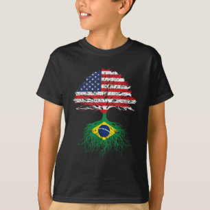Brasilien Brasil Roots American Groots for Men Wom T-Shirt