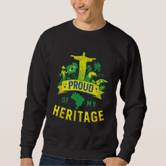 Brasilien Brasilianische Fans Brasilien Flagge Bra Sweatshirt