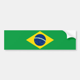 Brasilien - brasilianische Staatsflagge Autoaufkleber