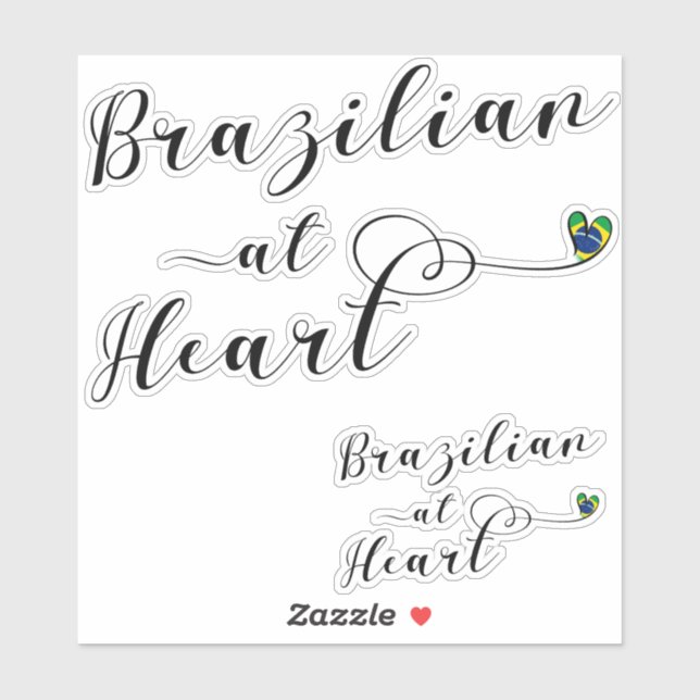 Brasilien, Brasilien Aufkleber (Blatt)