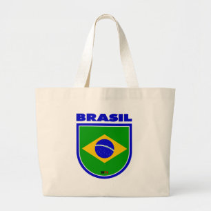 Brasilien (Brasilien) Jumbo Stoffbeutel