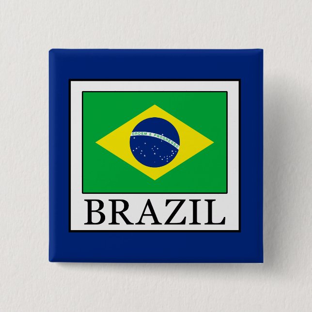 Brasilien Button (Vorderseite)