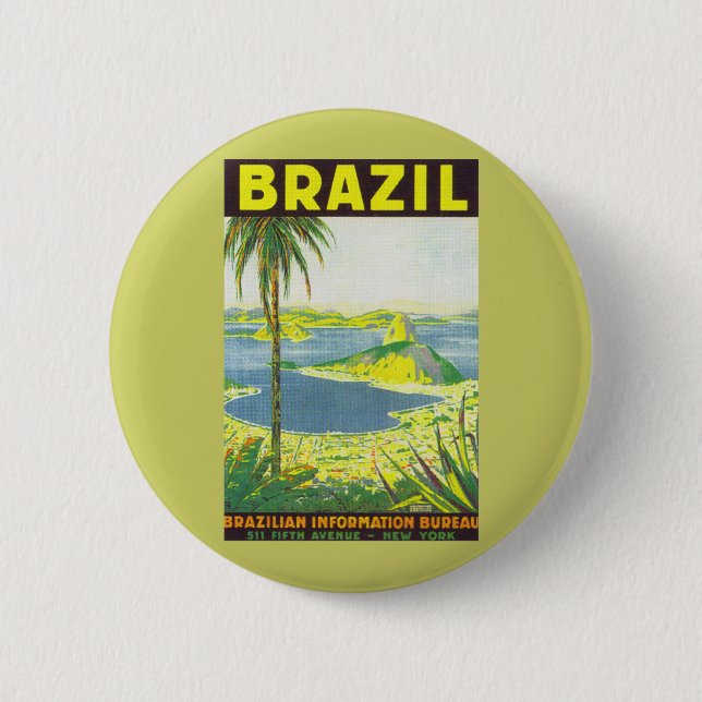 Brasilien Button (Vorderseite)