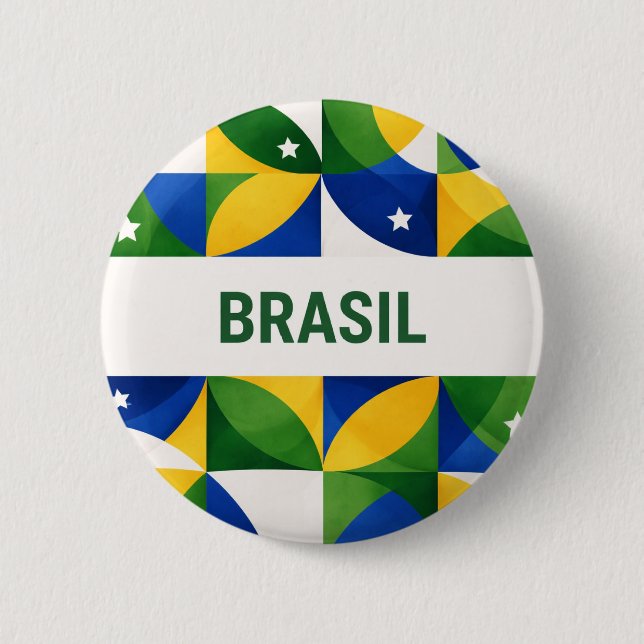 Brasilien Button (Vorderseite)