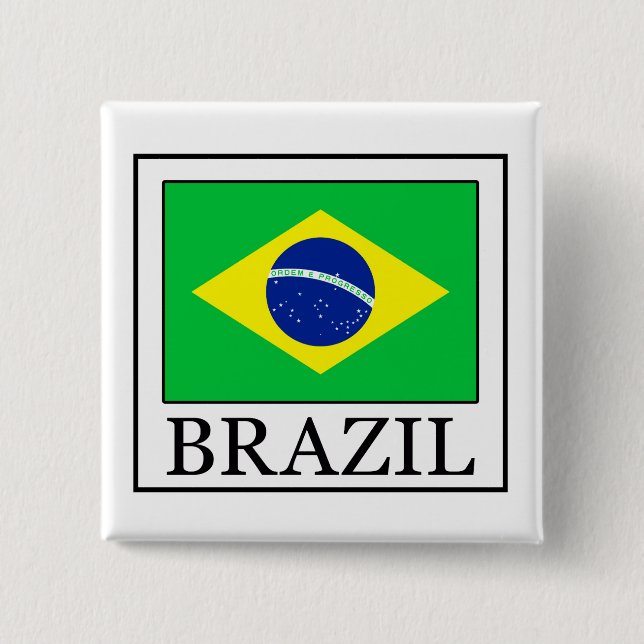 Brasilien Button (Vorderseite)