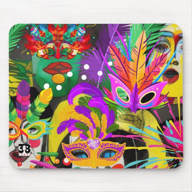Brasilien Carnival Mousepad (Vorne)