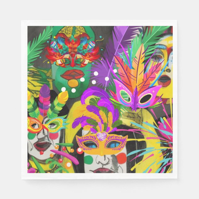 Brasilien Carnival Serviette (Vorderseite)