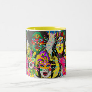 Brasilien Carnival Zweifarbige Tasse