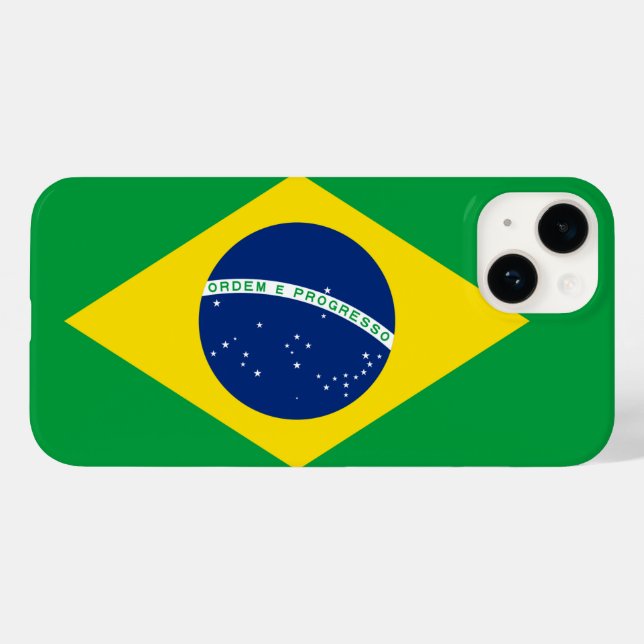 Brasilien Case-Mate iPhone 14 Hülle (Rückseite (Horizontal))