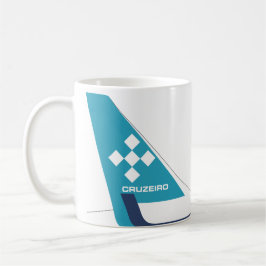 Brasilien Cruzeiro Vintages Logo Kaffeetasse