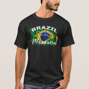 Brasilien Curitiba Mormon LDS Mission Missionar T-Shirt