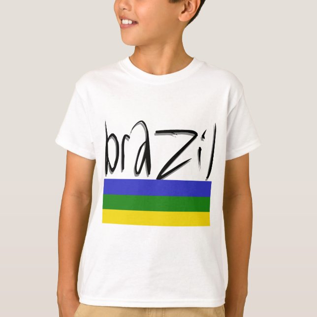 Brasilien Farben! T-Shirt (Vorderseite)