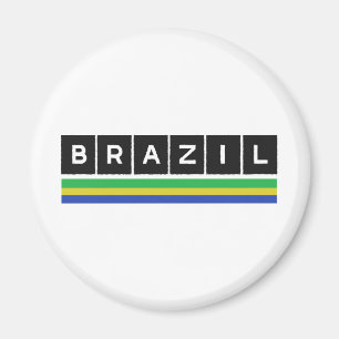 Brasilien-Farbentwurf! Magnet