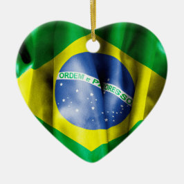 Brasilien Flag Keramik Herbst Weihnachtsdekoration Ornament