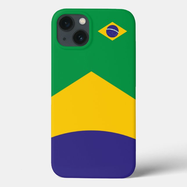 Brasilien Flag Theme Case-Mate iPhone Hülle (Rückseite)