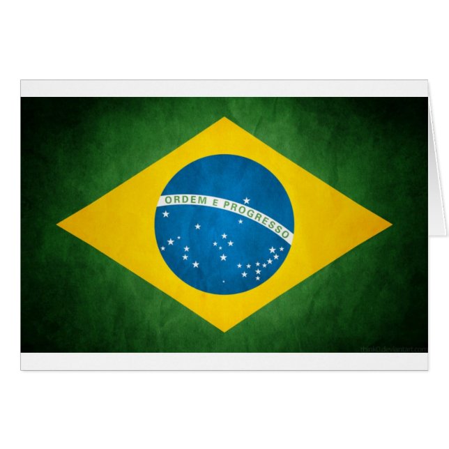 Brasilien-Flagge (Vorderseite (Horizontal))