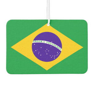 Brasilien-Flagge Autolufterfrischer