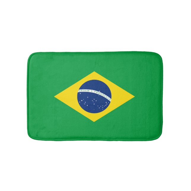 Brasilien-Flagge Badematte (Vorderseite)