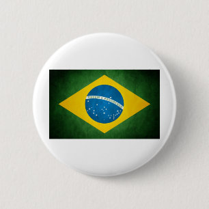 Brasilien-Flagge Button