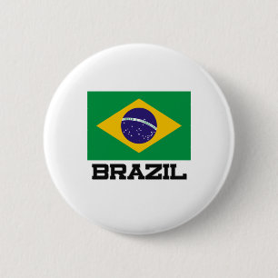 Brasilien-Flagge Button