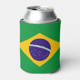Brasilien-Flagge Dosenkühler