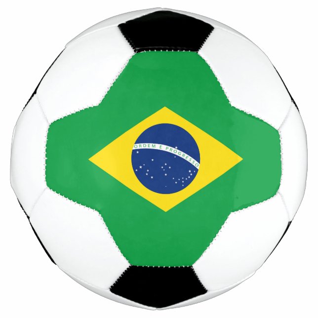 Brasilien-Flagge Fußball (Vorderseite)