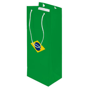 Brasilien-Flagge Geschenktüte Für Weinflaschen