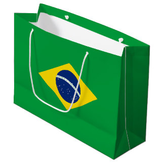 Brasilien-Flagge Große Geschenktüte