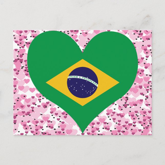 Brasilien-Flagge kaufen Postkarte (Vorderseite)