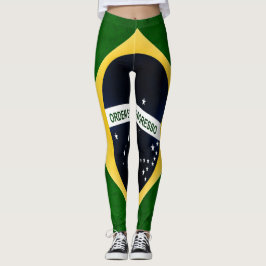 Brasilien-Flagge Leggings