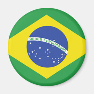 Brasilien-Flagge Magnet