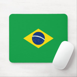 Brasilien-Flagge Mousepad