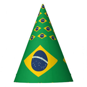 Brasilien-Flagge Partyhütchen
