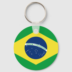 Brasilien-Flagge Schlüsselanhänger