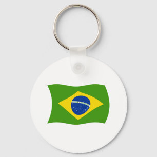 Brasilien-Flagge-Schlüsselanhänger Schlüsselanhänger